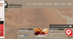 Desktop Screenshot of centrobenessereatheneo.it