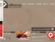 Tablet Screenshot of centrobenessereatheneo.it